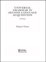 Universal Grammar in Second-Language Acquisition