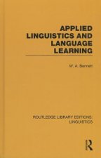 Applied Linguistics and Language Learning (RLE Linguistics C: Applied Linguistics)