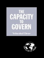 Capacity to Govern