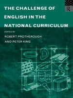 Challenge of English in the National Curriculum