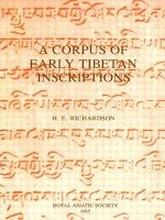 Corpus of Early Tibetan Inscriptions