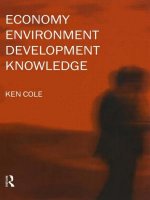 Economy-Environment-Development-Knowledge