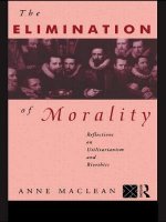 Elimination of Morality