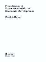 Foundations of Entrepreneurship and Economic Development