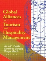 Global Alliances in Tourism and Hospitality Management