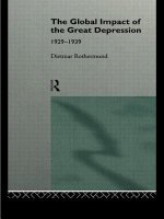 Global Impact of the Great Depression 1929-1939