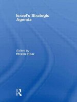 Israel's Strategic Agenda