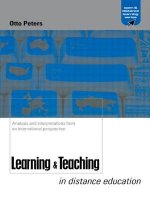 LEARNING AND TEACHING IN DISTANCE EDUCATION