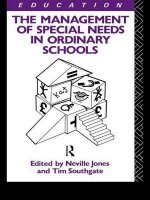 Management of Special Needs in Ordinary Schools