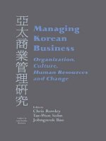 Managing Korean Business