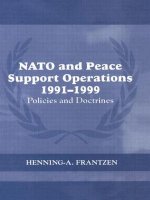 NATO and Peace Support Operations, 1991-1999
