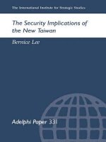 Security Implications of the New Taiwan