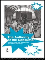 Authority of the Consumer