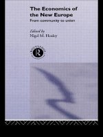 Economics of the New Europe