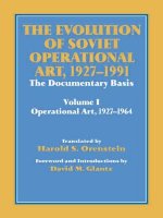 Evolution of Soviet Operational Art, 1927-1991