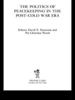 Politics of Peacekeeping in the Post-Cold War Era
