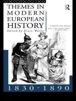 Themes in Modern European History 1830-1890