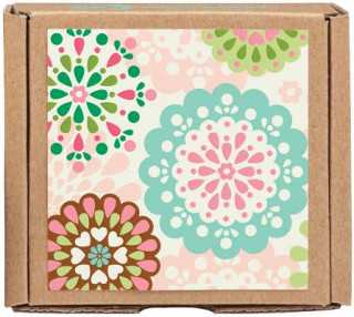 GREEN GIFTNOTES VINTAGE FLORAL