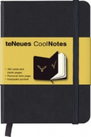 Black/Gold Stag Coolnotes Small
