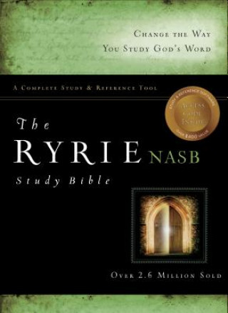 NASB Ryrie Study Bible, Burgundy Genuine Leather, Red Letter