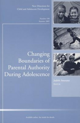 Changing Boundaries of Parental Authority During Adolescence