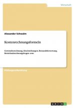 Kostenrechnungsformeln
