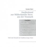 Quellenband zur Mullerfamilie Stern aus der Neumark