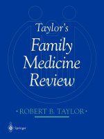 Taylor's Family Medicine Review