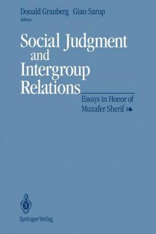 Social Judgment and Intergroup Relations