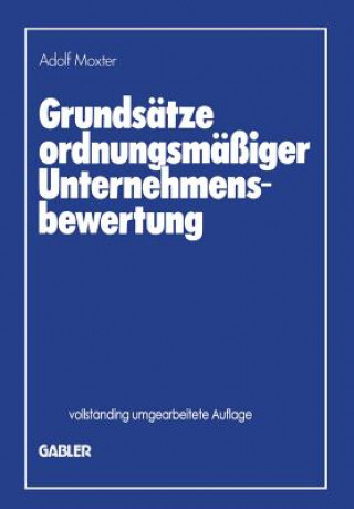 Grundsatze Ordnungsmassiger Unternehmensbewertung