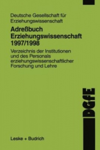 Adreßbuch Erziehungswissenschaft 1998