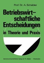 Betriebswirtschaftliche Entscheidungen in Theorie Und Praxis