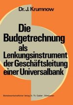 Die Budgetrechnung ALS Lenkungsinstrument Der Gesch ftsleitung Einer Universalbank