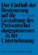 Einfluss Der Besteuerung Auf Die Gestaltung Des Preisentscheidungsprozesses in Der Unternehmung