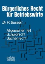 Burgerliches Recht Fur Betriebswirte