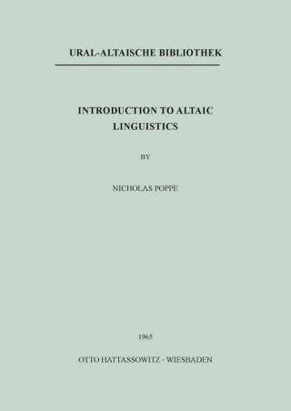 Introduction to Altaic Linguistics