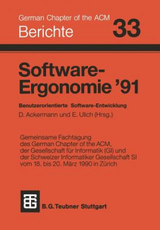 Software-Ergonomie '91