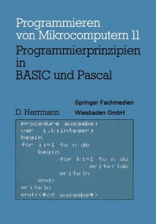 Programmierprinzipien in Basic Und Pascal
