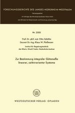 Zur Bestimmung Integraler G tema e Linearer, Zeitinvarianter Systeme