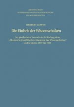 Die Einheit Der Wissenschaften