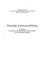 Einstufige Juristenausbildung Kolloquium, Bremen, Sept 1974