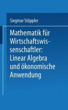 Mathematik Fur Wirtschaftswissenschaftler Lineare Algebra Und OEkonomische Anwendung