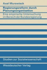 Regierungsreform Durch Planungsorganisation