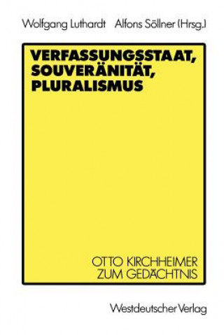 Verfassungsstaat, Souveranitat, Pluralismus