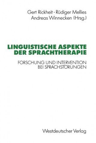 Linguistische Aspekte Der Sprachtherapie