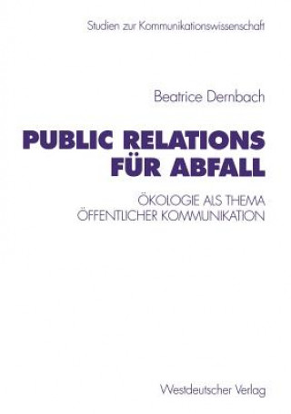 Public Relations Fur Abfall