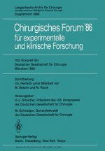 103. Kongreß der Deutschen Gesellschaft für Chirurgie München, 23. - 26. April 1986