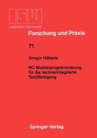 NC-Musterprogrammierung für die rechnerintegrierte Textilfertigung