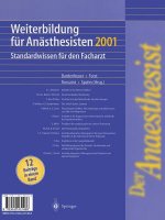 Der Anaesthesist Weiterbildung F r An sthesisten 1997