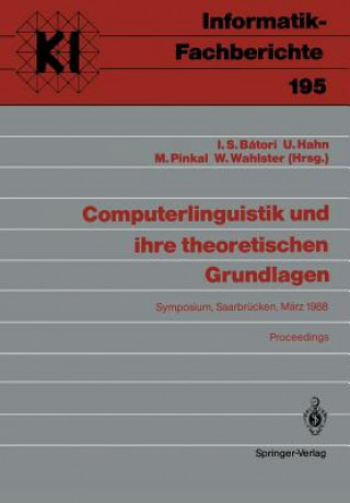 Computerlinguistik und Ihre Theoretischen Grundlagen